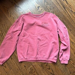 Vintage Red Boston Sweatshirt